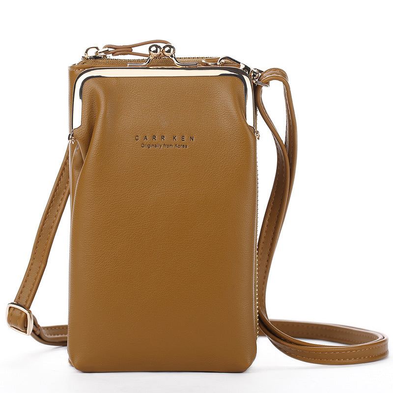 Women Phone Bag Solid Crossbody Bag
