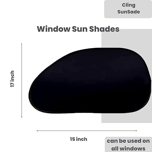2025 UPGRADED Electrostatic Film Foldable Window Shades for Car (2PCS Set)