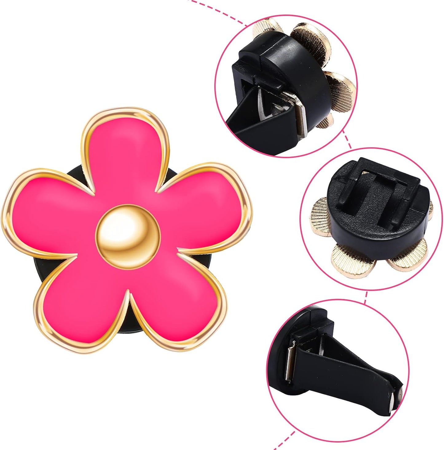 BloomBreeze – Daisy Car Air Freshener for a Fresh & Floral Ride (4PCS/PACK)
