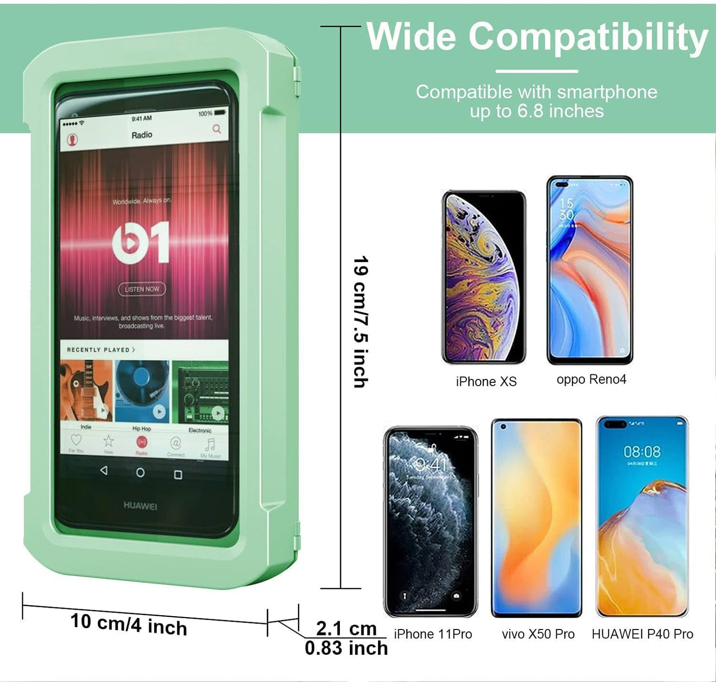 Support rotatif pour téléphone de douche