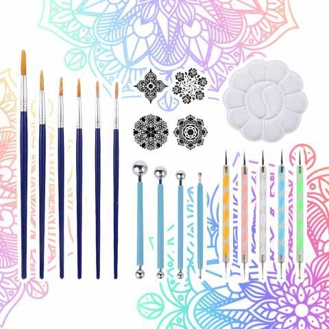 DIY Mandala Dotting Tools Kit choochoochoco