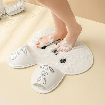 Tapis de douche massant pour les pieds