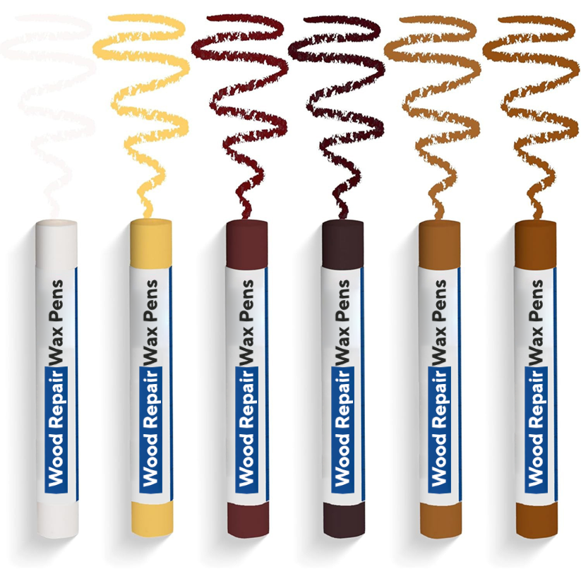 Stylos à cire pour réparer le bois