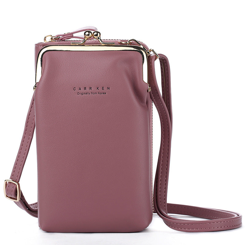 Women Phone Bag Solid Crossbody Bag