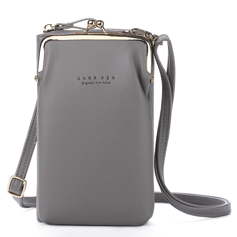 Women Phone Bag Solid Crossbody Bag