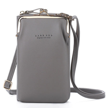 Women Phone Bag Solid Crossbody Bag