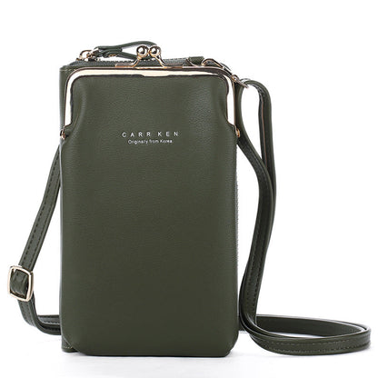Women Phone Bag Solid Crossbody Bag