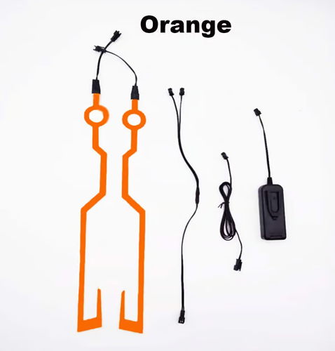 Bandes réfléchissantes à LED pour moto