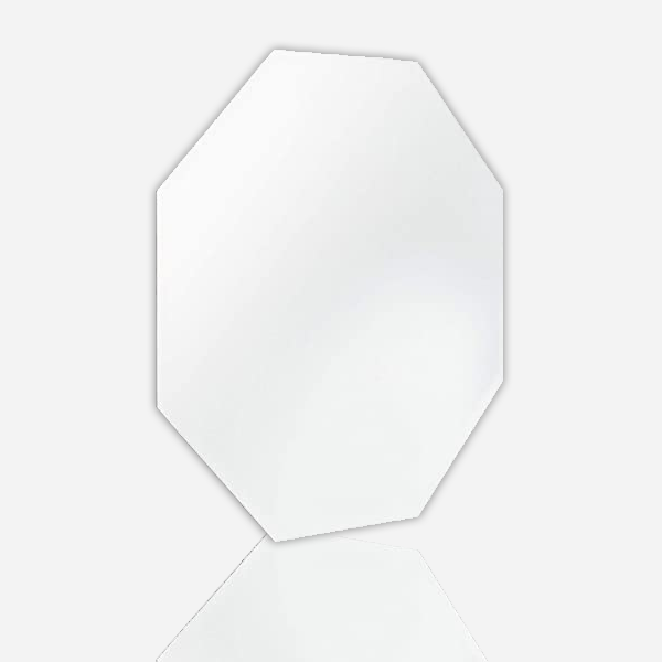 Autocollants Miroirs Acryliques Amovibles (12 pièces)