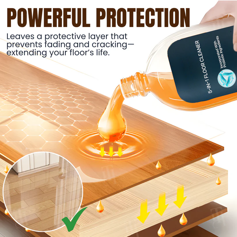 Nettoyeur de sol 5 en 1