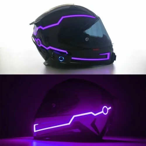 Bandes réfléchissantes à LED pour moto