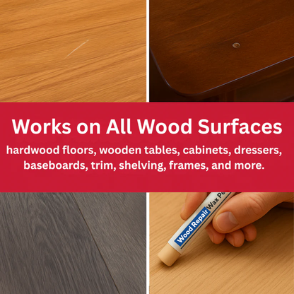 Stylos à cire pour réparer le bois