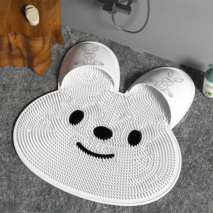 Tapis de douche massant pour les pieds