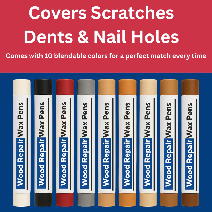 Stylos à cire pour réparer le bois