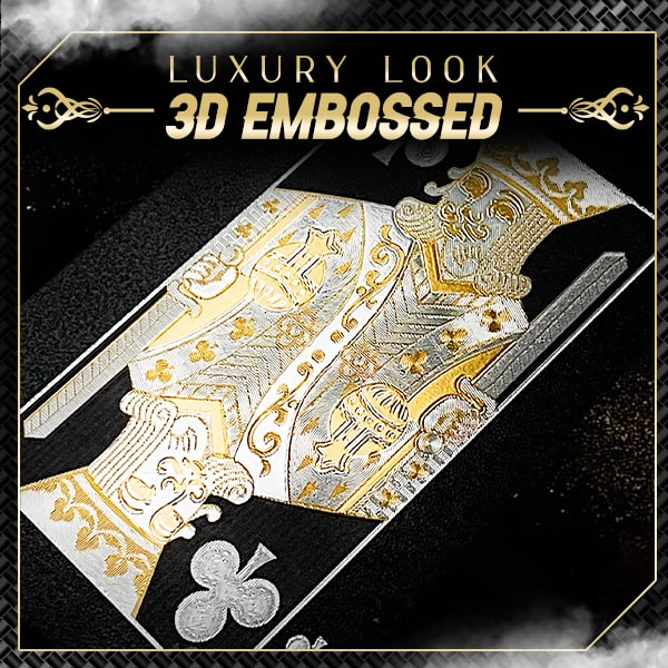 Cartes à jouer Black Golden Luxe