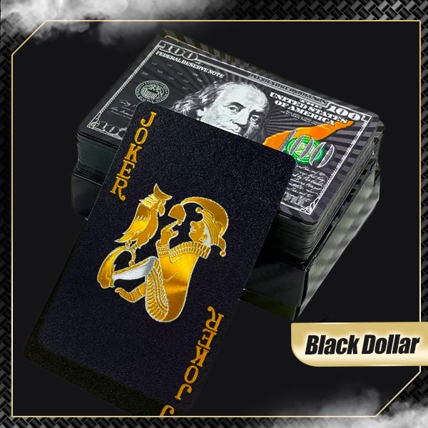 Cartes à jouer Black Golden Luxe