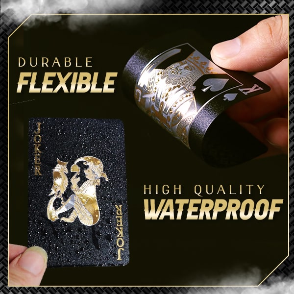 Cartes à jouer Black Golden Luxe