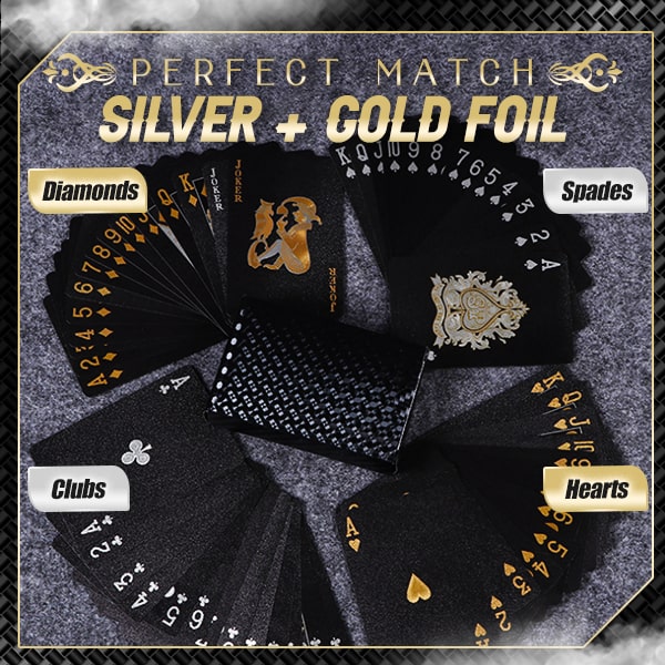 Cartes à jouer Black Golden Luxe