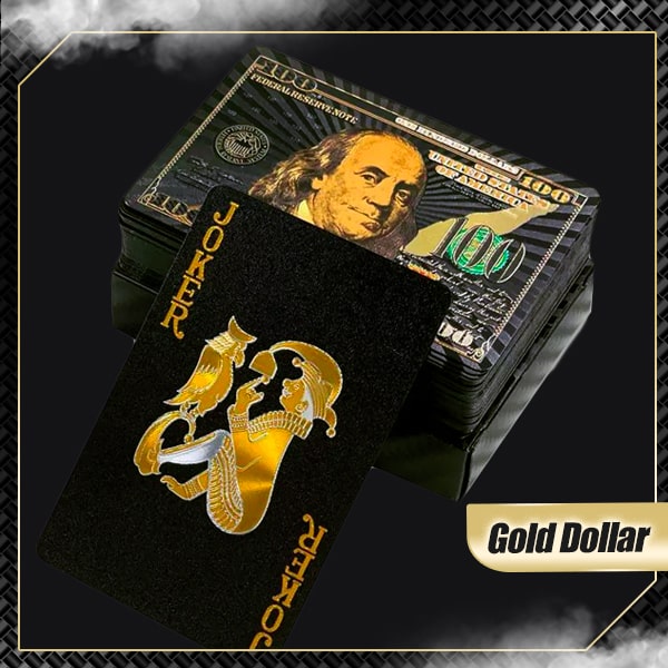 Cartes à jouer Black Golden Luxe