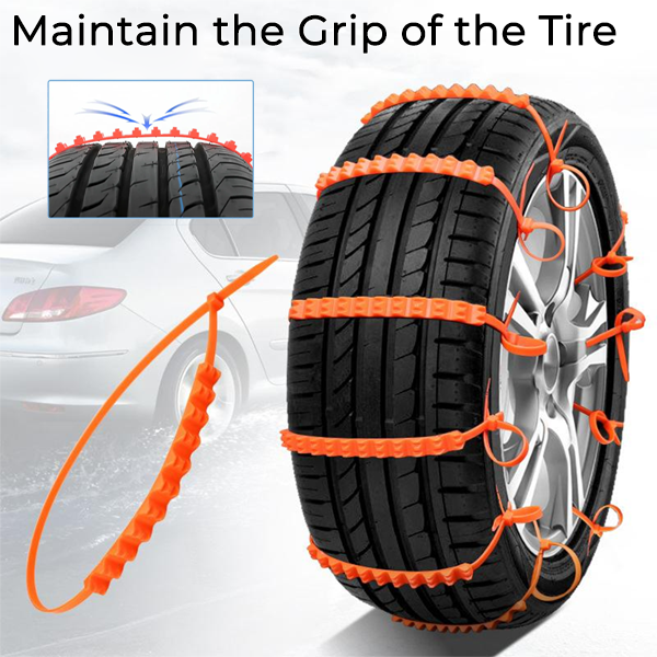 Anti-Slip Snow Chains Car Winter Tires Wheels Chain
