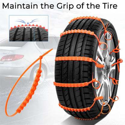Anti-Slip Snow Chains Car Winter Tires Wheels Chain
