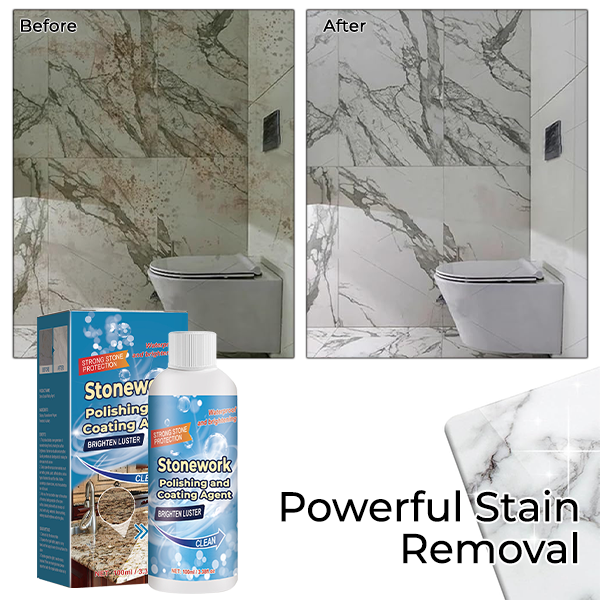 Agent de polissage et de revêtement pour maçonnerie