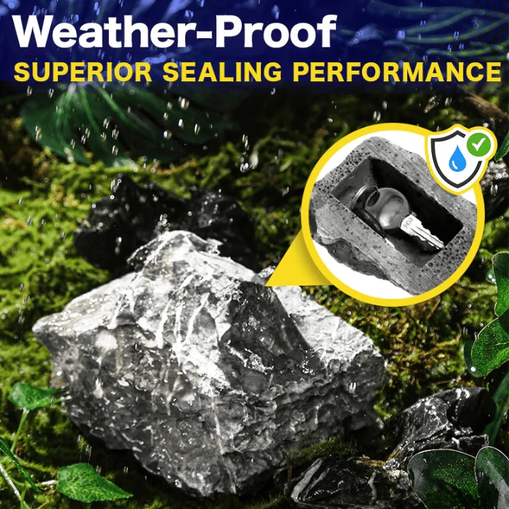 Realistic Outdoor Emergency Key Hider Rock