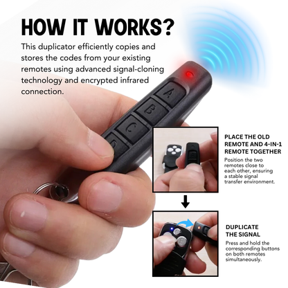 4-in-1 Remote Control Duplicator