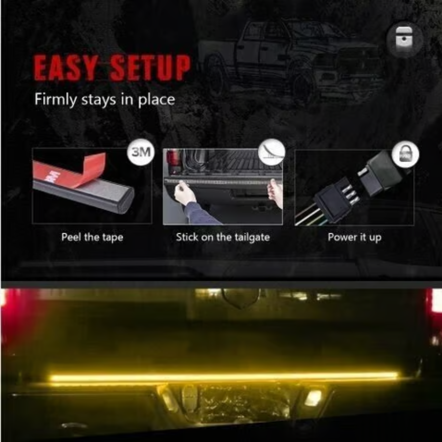 Led Tailgate Lights- Turn Signals And Driving And Reversing Lights