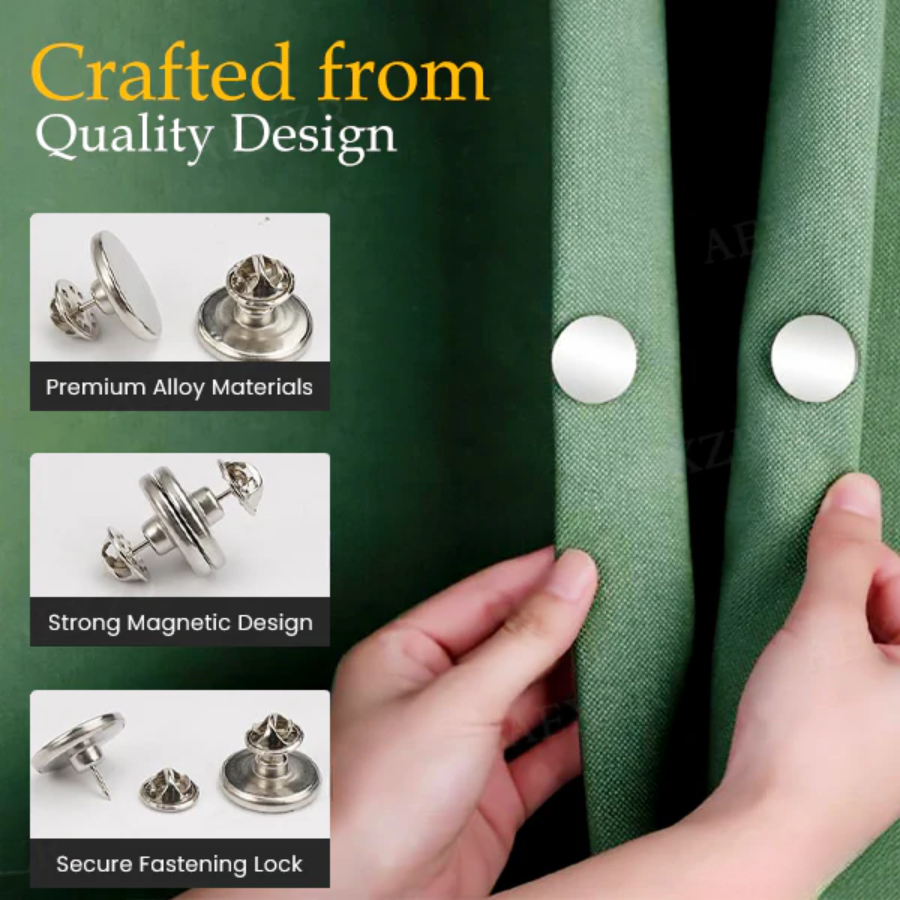 Boucle magnétique pour rideau