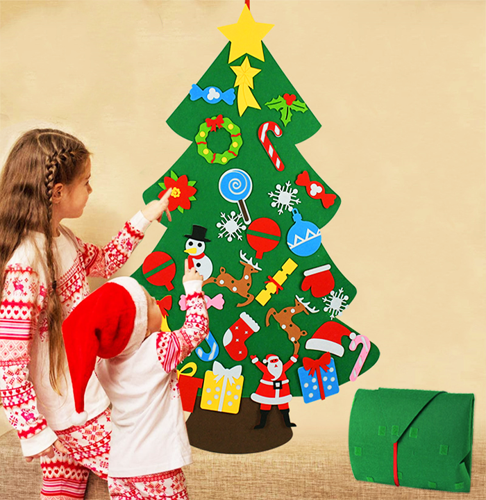 Sapin de Noël en feutre à faire soi-même