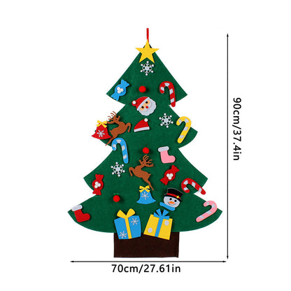 Sapin de Noël en feutre à faire soi-même