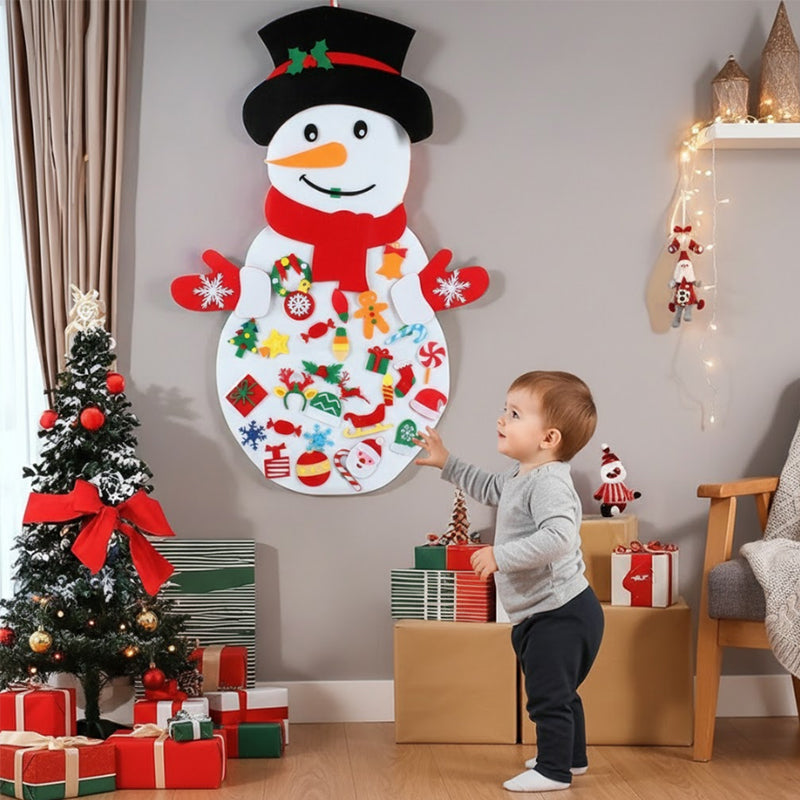 Sapin de Noël en feutre à faire soi-même