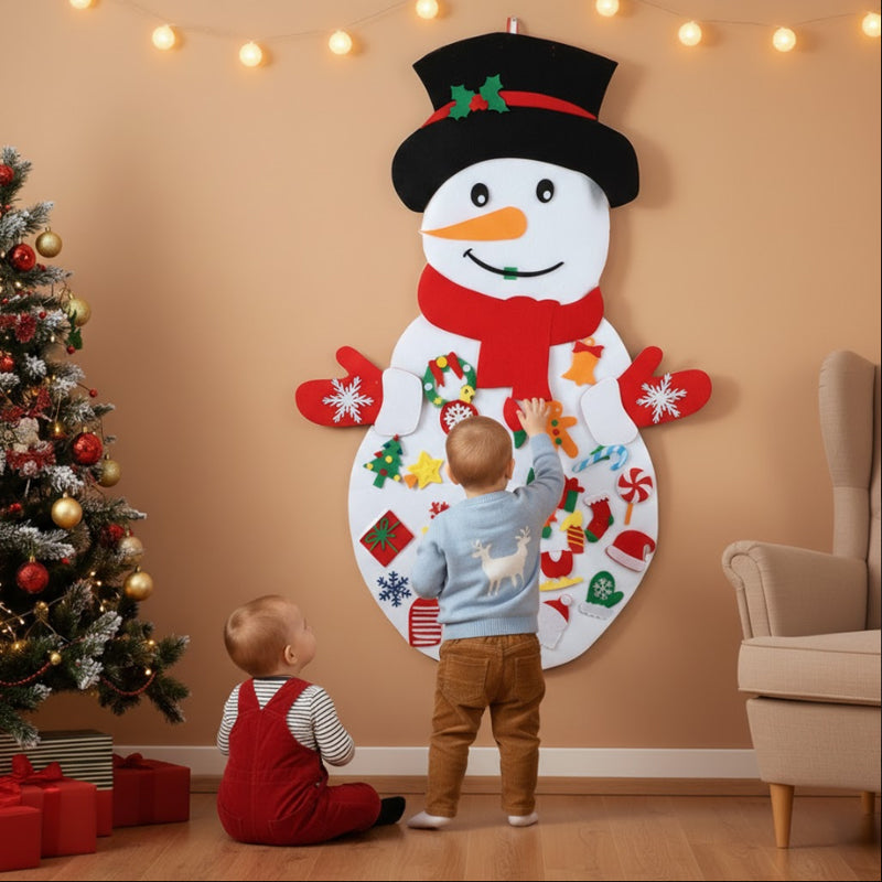 Sapin de Noël en feutre à faire soi-même