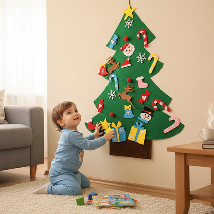 Sapin de Noël en feutre à faire soi-même