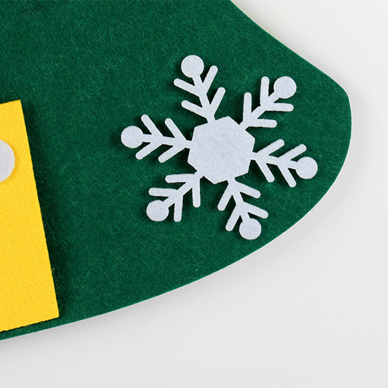 Sapin de Noël en feutre à faire soi-même