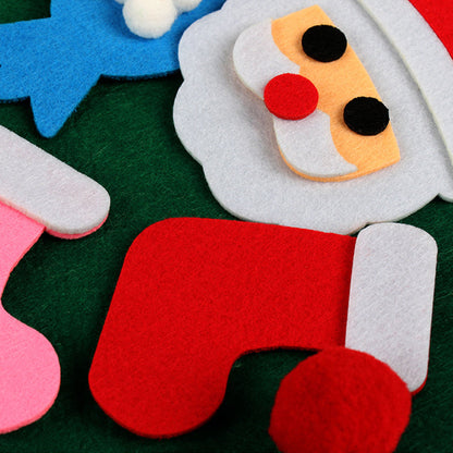 Sapin de Noël en feutre à faire soi-même