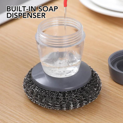 Kitchen Soap Dispensing Palm Brush