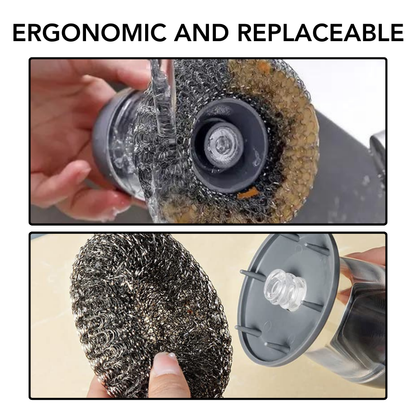 Kitchen Soap Dispensing Palm Brush