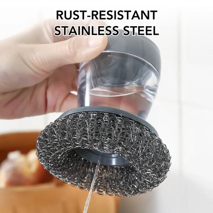 Kitchen Soap Dispensing Palm Brush