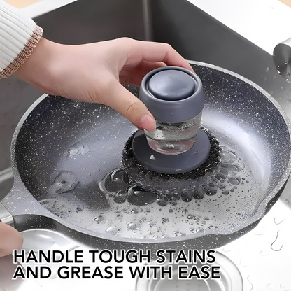 Kitchen Soap Dispensing Palm Brush