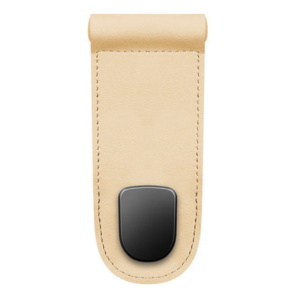 Premium Leather Glove Box Hook with Leather Hooks: No Destructive Installation