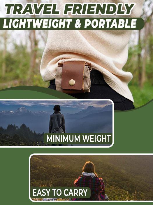 Leather Waxed Canvas Pouch outdoorpinata 