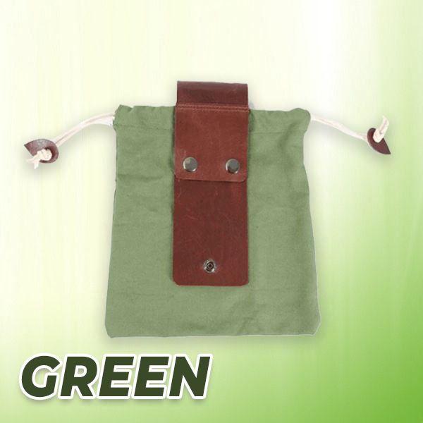 Leather Waxed Canvas Pouch outdoorpinata 