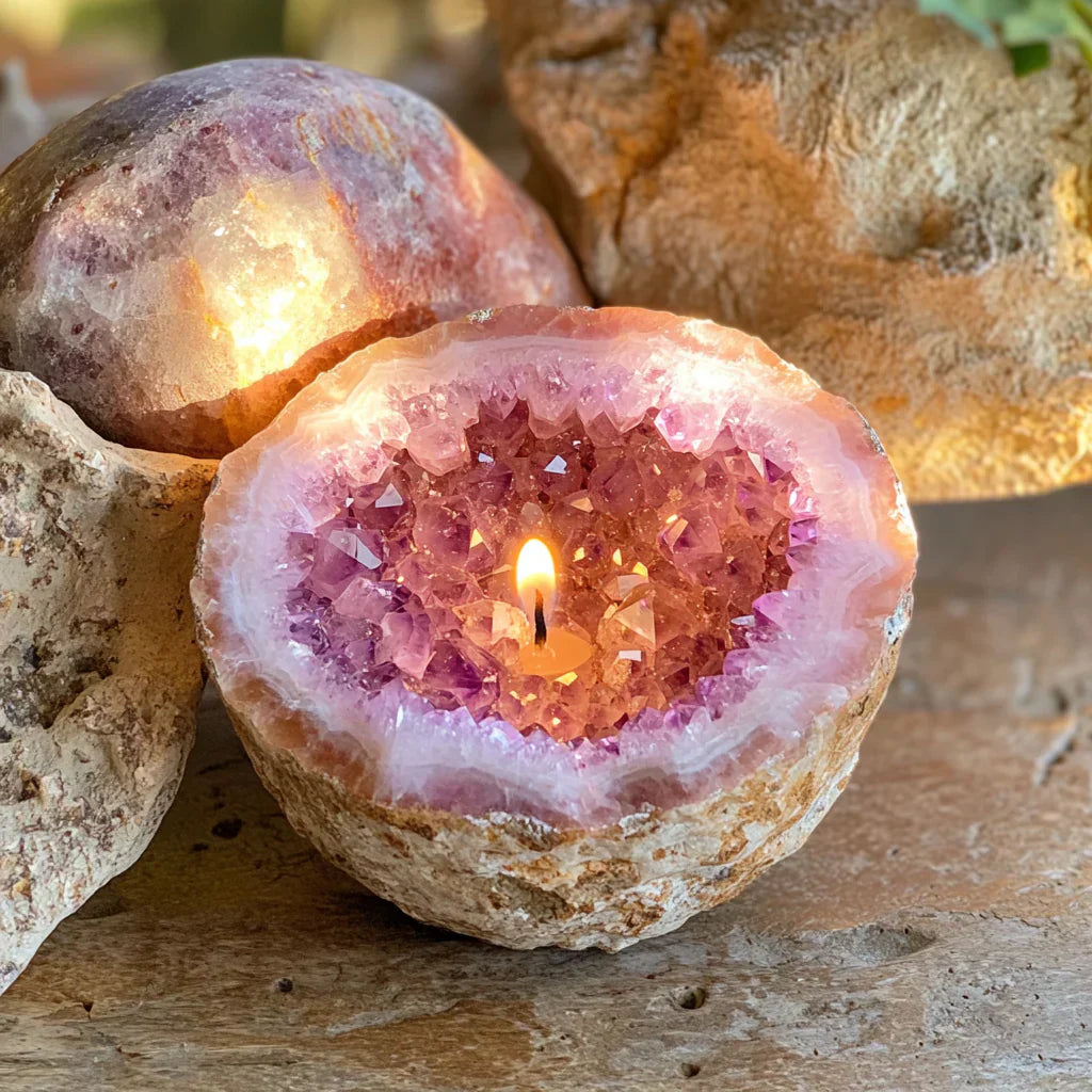 🟩 Last Day: 47%OFF the 2025 New Aura Crystal Candle!