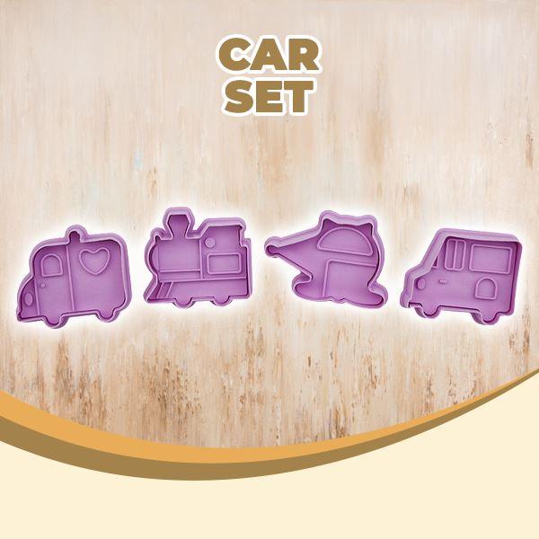 Stamp Biscuit Mold outdoorpinata Car Set 