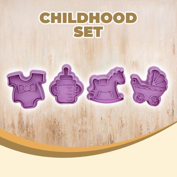 Stamp Biscuit Mold outdoorpinata Childhood Set 