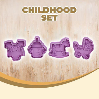 Stamp Biscuit Mold outdoorpinata Childhood Set 