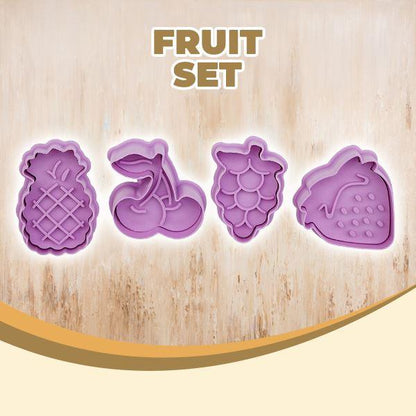 Stamp Biscuit Mold outdoorpinata Fruit Set 