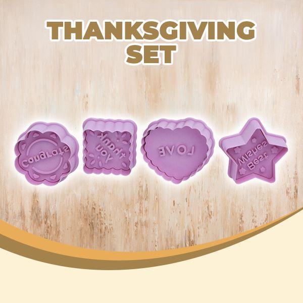 Stamp Biscuit Mold outdoorpinata Thanksgiving Set 